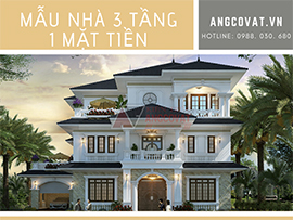 Lý giải sức hấp dẫn của mẫu nhà 3 tầng một mặt tiền đẹp